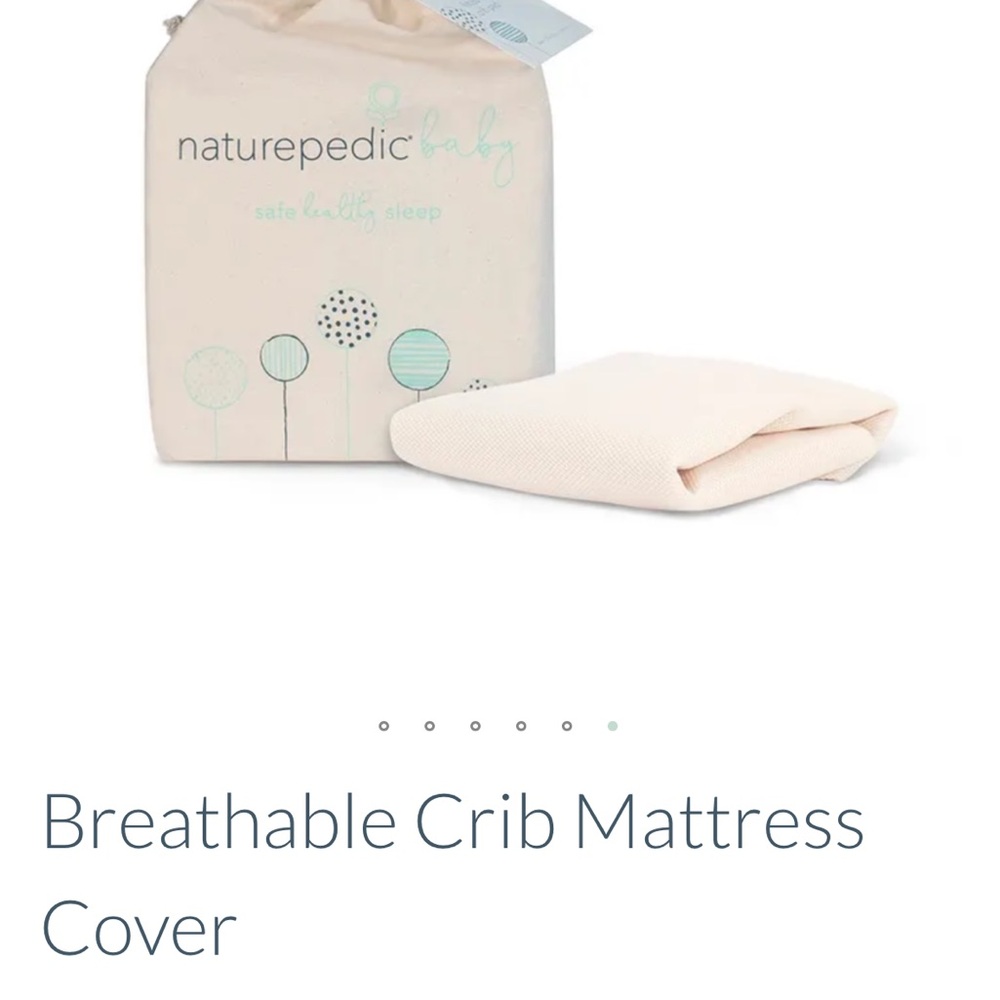 Naturepedic Breathable Crib Mattress Cover - Picture 7 of 9